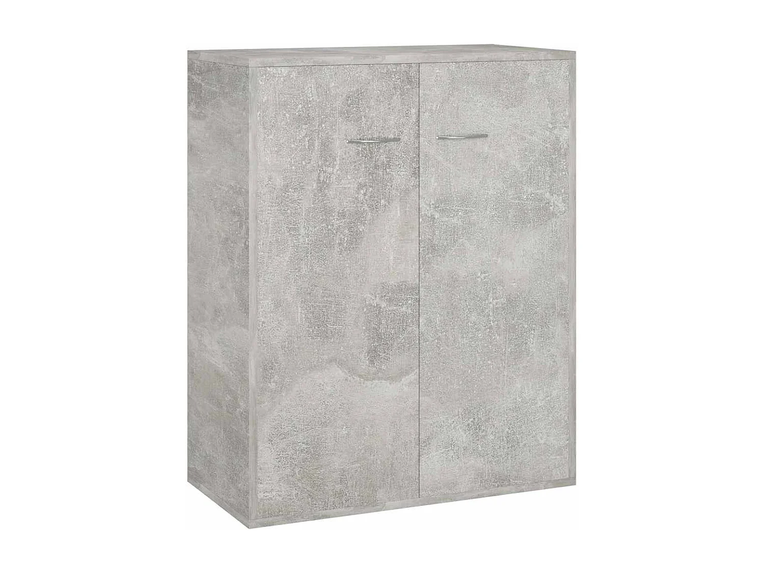 Dressoir 60x30x75 cm bewerkt hout betongrijs