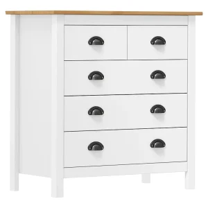 Dressoir Hill 79x40x80 cm massief grenenhout wit Dressoir Hill 79x40x80 cm massief grenenhout wit