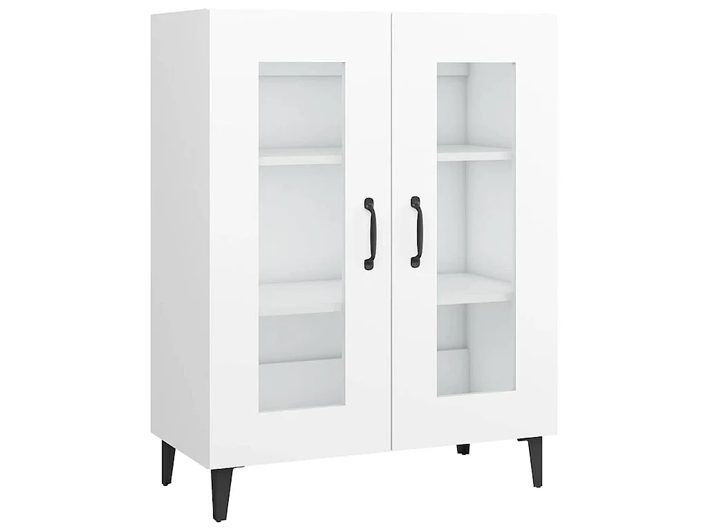 Dressoir 69,5x34x90 cm bewerkt hout wit