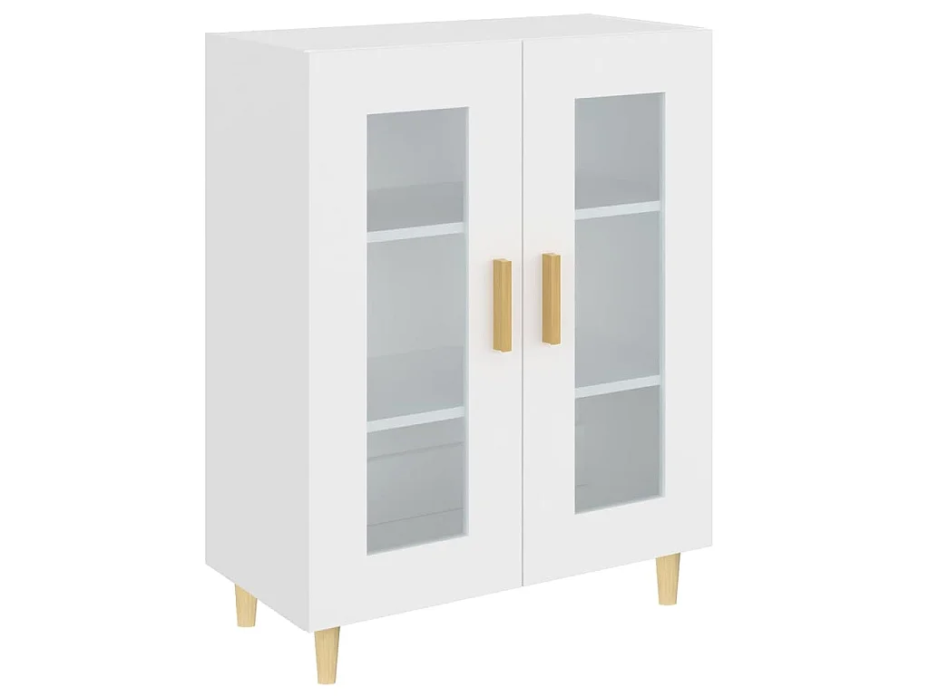 Dressoir 69,5x34x90 cm bewerkt hout wit