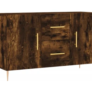 Dressoir 100x36x60 cm bewerkt hout gerookt eikenkleurig Dressoir 100x36x60 cm bewerkt hout gerookt eikenkleurig