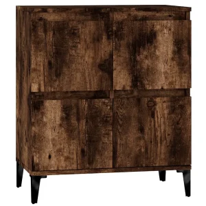 Dressoir 60x35x70 cm bewerkt hout gerookt eikenkleurig Dressoir 60x35x70 cm bewerkt hout gerookt eikenkleurig