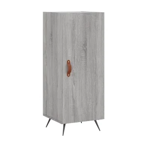 Dressoir 34,5x34x90 cm bewerkt hout grijs sonoma eikenkleurig