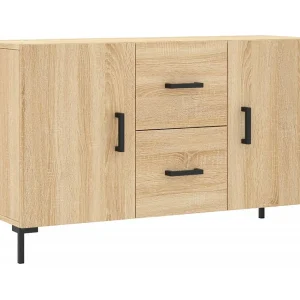 Dressoir 100x36x60 cm bewerkt hout sonoma eikenkleurig Dressoir 100x36x60 cm bewerkt hout sonoma eikenkleurig