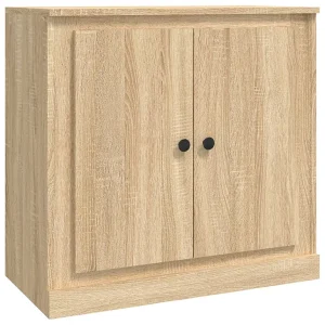 Dressoir 70×35,5×67,5 cm bewerkt hout sonoma eikenkleurig Dressoir 70×35,5×67,5 cm bewerkt hout sonoma eikenkleurig
