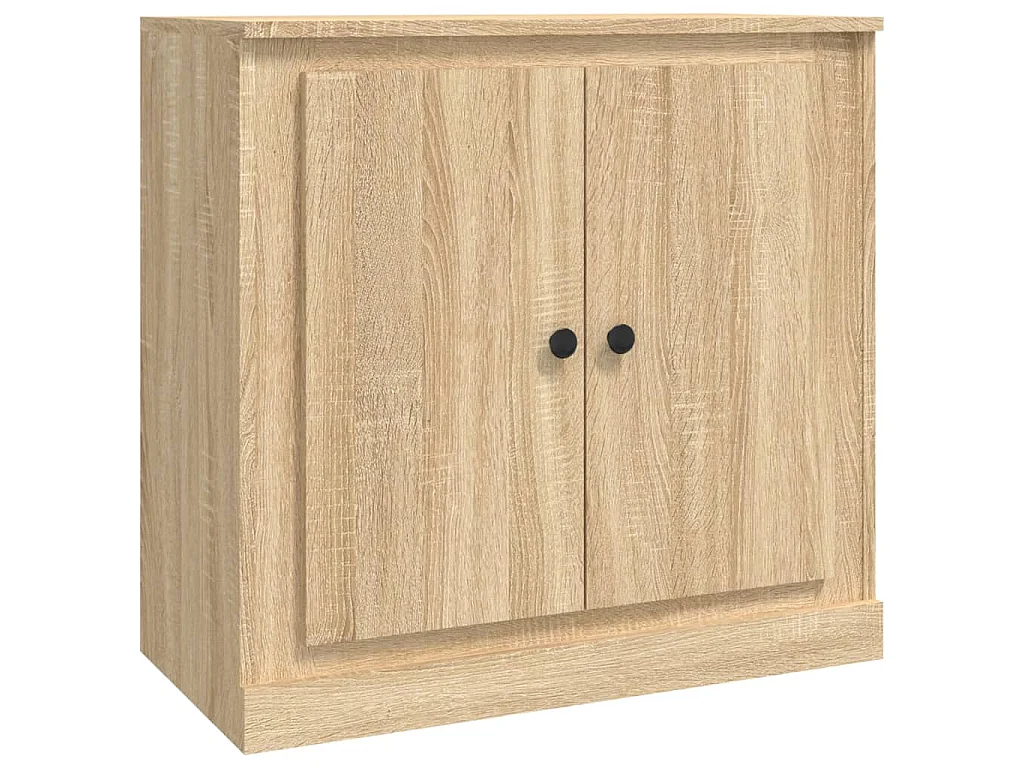 Dressoir 70x35,5x67,5 cm bewerkt hout sonoma eikenkleurig