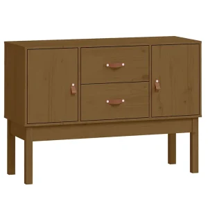 Dressoir 110x40x78 cm massief grenenhout honingbruin Dressoir 110x40x78 cm massief grenenhout honingbruin