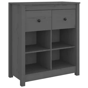 Dressoir 70x35x80 cm massief grenenhout grijs Dressoir 70x35x80 cm massief grenenhout grijs