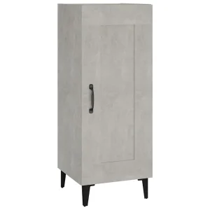 Dressoir 34,5x34x90 cm bewerkt hout betongrijs Dressoir 34,5x34x90 cm bewerkt hout betongrijs