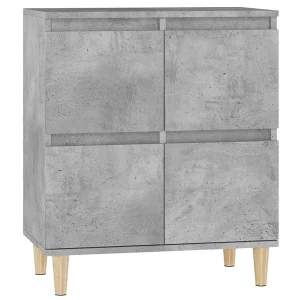 Dressoir 60x35x70 cm bewerkt hout betongrijs Dressoir 60x35x70 cm bewerkt hout betongrijs