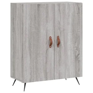 Dressoir 69,5x34x90 cm bewerkt hout grijs sonoma eikenkleurig Dressoir 69,5x34x90 cm bewerkt hout grijs sonoma eikenkleurig