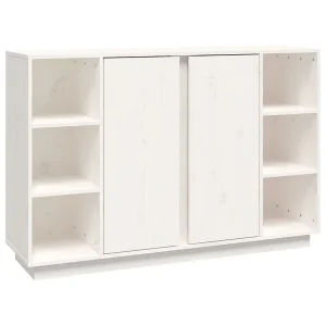 Dressoir 120x35x80 cm massief grenenhout wit Dressoir 120x35x80 cm massief grenenhout wit