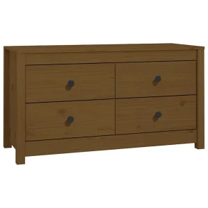 Dressoir 100x40x54 cm massief grenenhout honingbruin Dressoir 100x40x54 cm massief grenenhout honingbruin