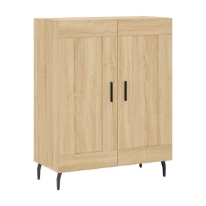 Dressoir 69,5x34x90 cm bewerkt hout sonoma eikenkleurig Dressoir 69,5x34x90 cm bewerkt hout sonoma eikenkleurig