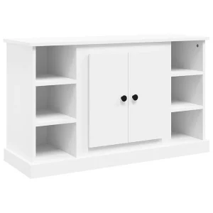 Dressoir 100×35,5×60 cm bewerkt hout wit Dressoir 100×35,5×60 cm bewerkt hout wit