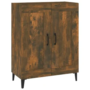 Dressoir 69,5x34x90 cm bewerkt hout gerookt eikenkleurig Dressoir 69,5x34x90 cm bewerkt hout gerookt eikenkleurig