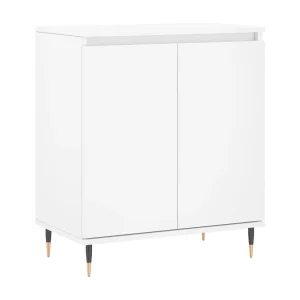 Dressoir 60x35x70 cm bewerkt hout wit