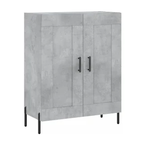 Dressoir 69,5x34x90 cm bewerkt hout betongrijs Dressoir 69,5x34x90 cm bewerkt hout betongrijs