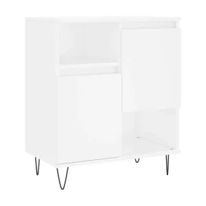 Dressoir 60x35x70 cm bewerkt hout wit Dressoir 60x35x70 cm bewerkt hout wit