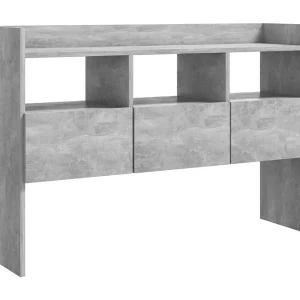 Dressoir 105x30x70 cm bewerkt hout betongrijs Dressoir 105x30x70 cm bewerkt hout betongrijs