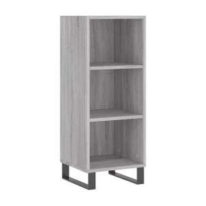 Dressoir 34,5×32,5×90 cm bewerkt hout grijs sonoma eikenkleurig Dressoir 34,5×32,5×90 cm bewerkt hout grijs sonoma eikenkleurig