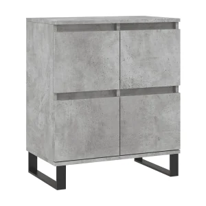 Dressoir 60x35x70 cm bewerkt hout betongrijs Dressoir 60x35x70 cm bewerkt hout betongrijs