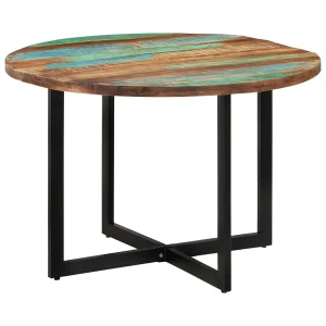 Eettafel 110×75 cm massief gerecycled hout Eettafel 110×75 cm massief gerecycled hout