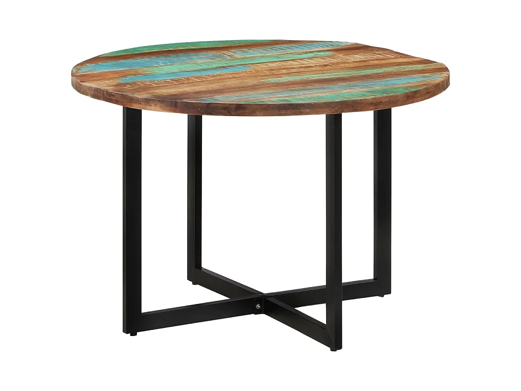 Eettafel 110x75 cm massief gerecycled hout
