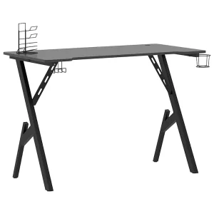 Gamingbureau met Y-vormige poten 110x60x75 cm zwart Gamingbureau met Y-vormige poten 110x60x75 cm zwart