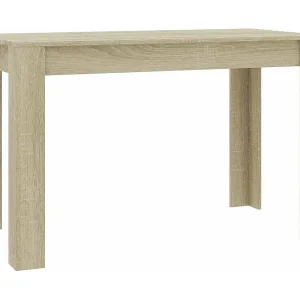 Eettafel 120x60x76 cm bewerkt hout sonoma eikenkleurig Eettafel 120x60x76 cm bewerkt hout sonoma eikenkleurig
