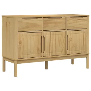 Dressoir FLORO 114x43x74 cm massief grenenhout wasbruin Dressoir FLORO 114x43x74 cm massief grenenhout wasbruin
