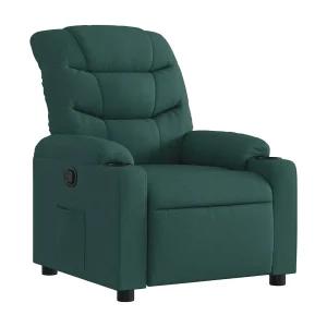 Fauteuil verstelbaar stof donkergroen Fauteuil verstelbaar stof donkergroen