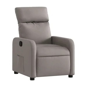 Fauteuil verstelbaar stof taupe Fauteuil verstelbaar stof taupe