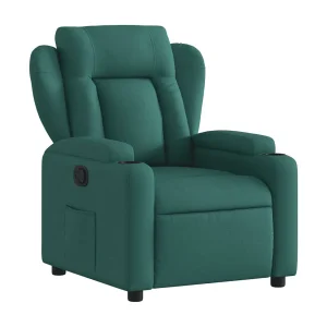 Fauteuil verstelbaar stof donkergroen Fauteuil verstelbaar stof donkergroen