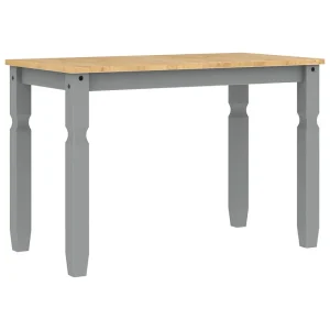 Eettafel Corona 112x60x75 cm massief grenenhout grijs Eettafel Corona 112x60x75 cm massief grenenhout grijs