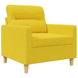 Fauteuil 60 cm stof lichtgeel Fauteuil 60 cm stof lichtgeel