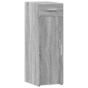 Dressoir 30×42,5×93 cm bewerkt hout grijs sonoma eikenkleurig