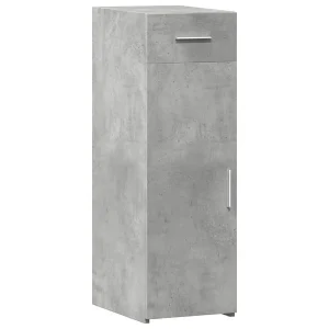 Dressoir 30×42,5×93 cm bewerkt hout betongrijs Dressoir 30×42,5×93 cm bewerkt hout betongrijs