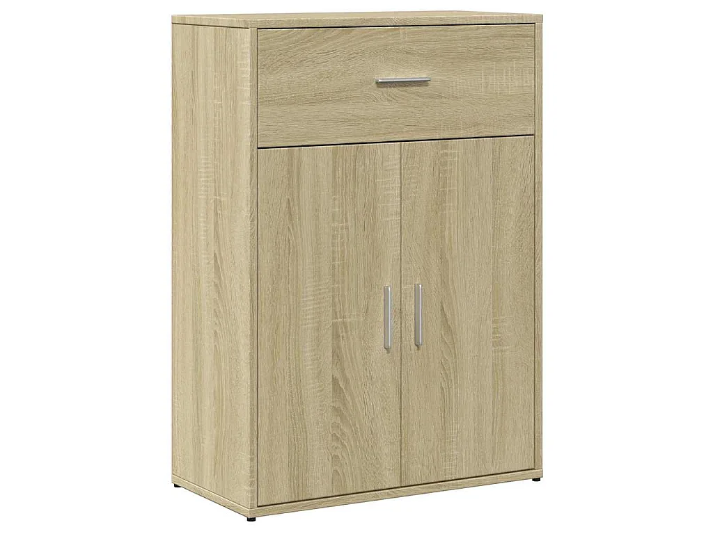 Dressoir 60x30x84 cm bewerkt hout sonoma eikenkleurig