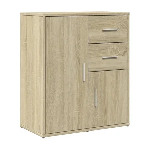 Dressoir 60x31x70 cm bewerkt hout sonoma eikenkleurig