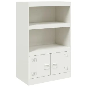 Dressoir 67x39x107 cm staal wit Dressoir 67x39x107 cm staal wit