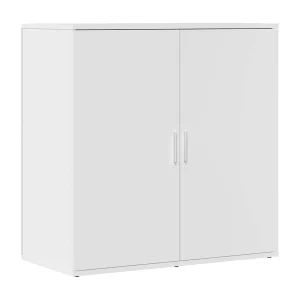 Dressoir 79x38x80 cm bewerkt hout wit