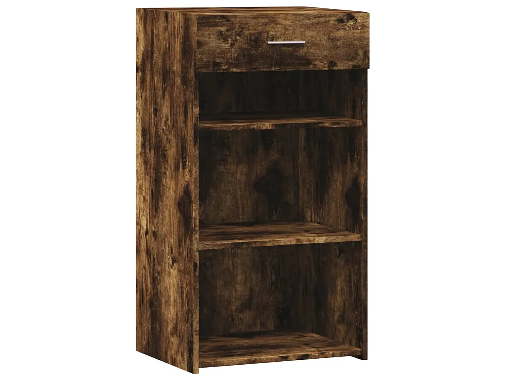 Dressoir 50x42,5x93 cm bewerkt hout gerookt eikenkleurig