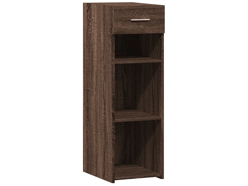 Dressoir 30x42,5x93 cm bewerkt hout bruin eikenkleur