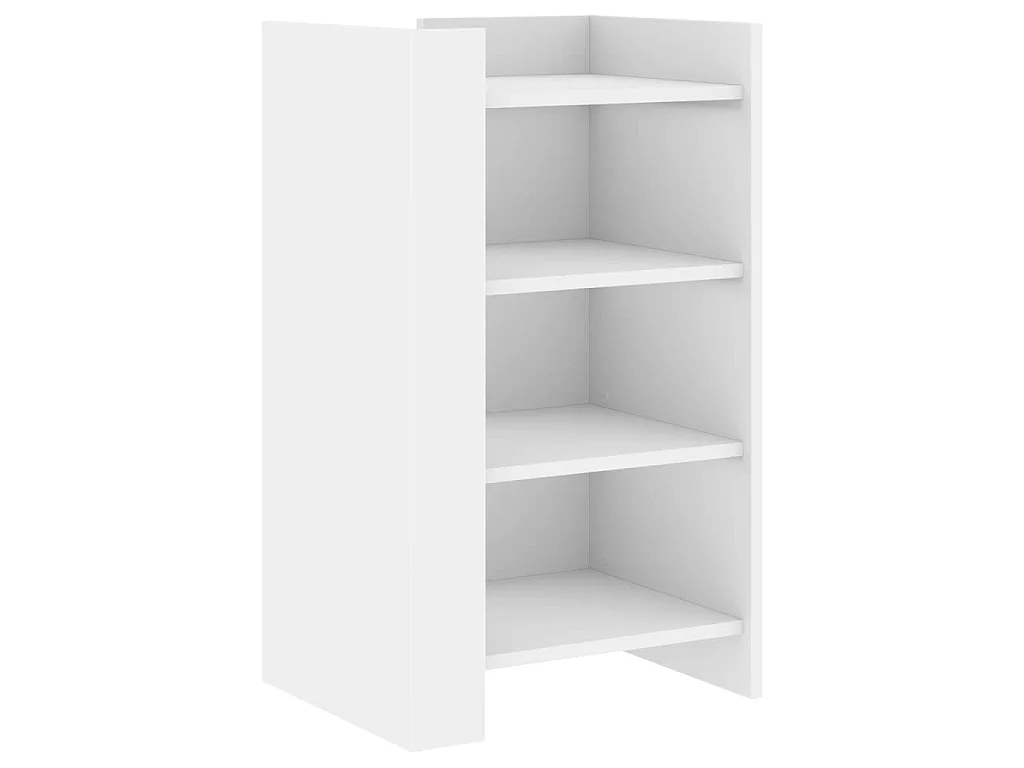 Dressoir 45x35x75 cm bewerkt hout wit