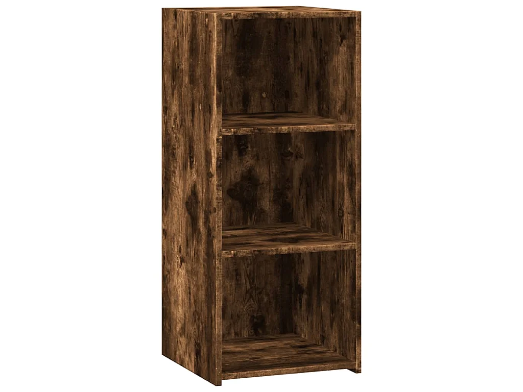 Dressoir 40x41x93 cm bewerkt hout gerookt eikenkleurig