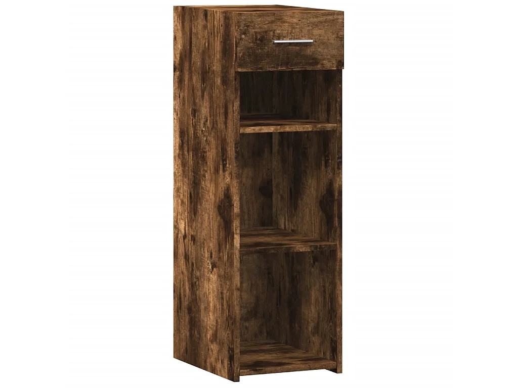 Dressoir 30x42,5x93 cm bewerkt hout gerookt eikenkleurig