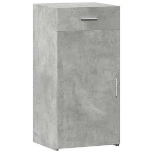 Dressoir 45×42,5×93 cm bewerkt hout betongrijs Dressoir 45×42,5×93 cm bewerkt hout betongrijs