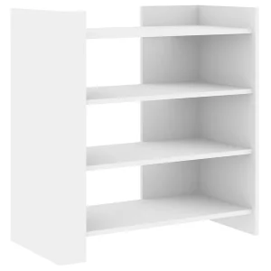 Dressoir 73,5x35x75 cm bewerkt hout wit Dressoir 73,5x35x75 cm bewerkt hout wit