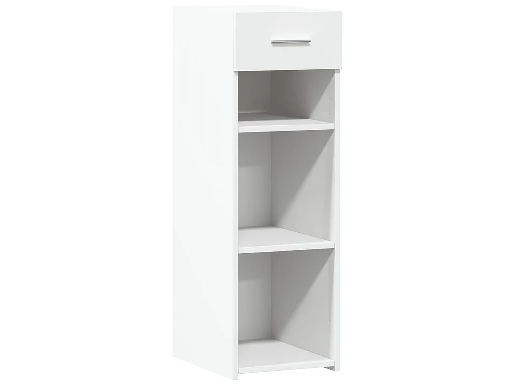 Dressoir 30x42,5x93 cm bewerkt hout wit